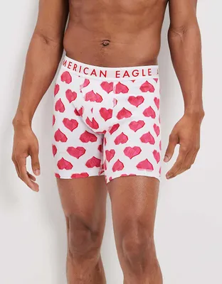 AEO Textured Hearts 6" Classic Boxer Brief