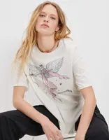 AE Oversized Valentines Skeleton Graphic Tee