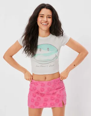 AE It Knit Floral Skort