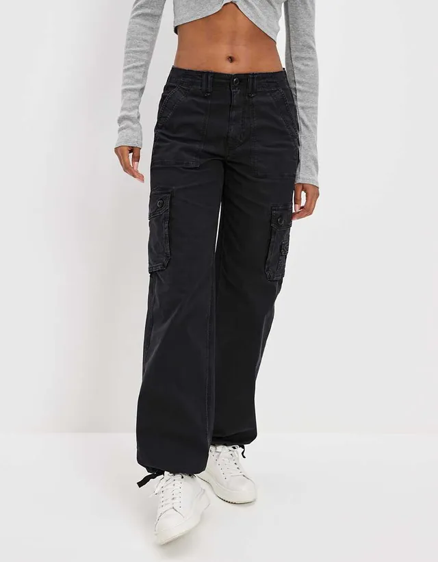 AE Curvy Super High-Waisted Baggy Wide-Leg Cargo Jean