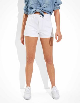 AE Stretch Denim Mom Shorts
