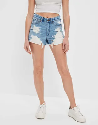 Shorts pour maman en denim extensible et rigide AE