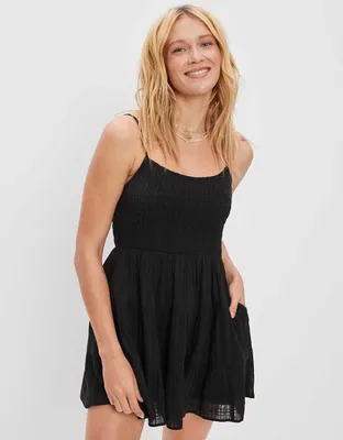 AE Smocked Tiered Mini Dress