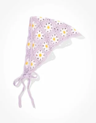 AEO Lavender Crochet Headband