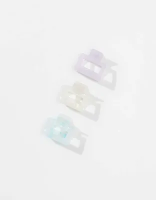 AEO Small Rectangle Clip 3-Pack