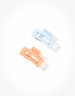AEO Matte Rectangle Claw Clip 2-Pack