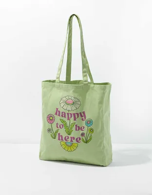 AE Happy to Be Here Tote Bag