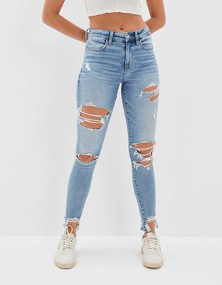 AE Real Good Upcycled Ne(x)t Level Ripped High-Waisted Jegging