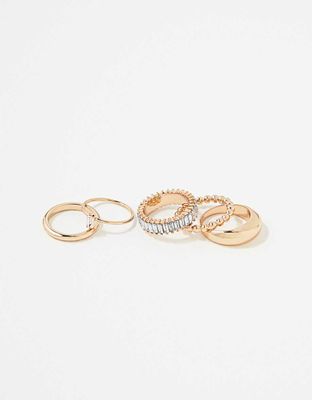 AEO Baguette Ring 5-Pack