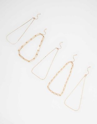 AEO Gold Chokers 5-Pack