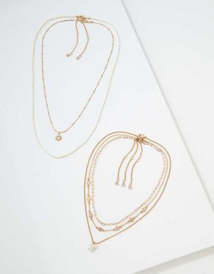 AEO Celestial Necklace 5-Pack