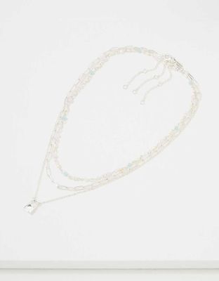 AEO Layered Facet Necklace 3-Pack