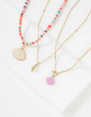 AEO Shell Necklace 3-Pack