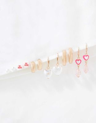 AEO Candy Hearts Earring 6-Pack