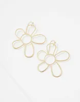 AEO Metal Flower Earring