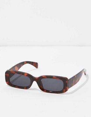 AEO Tortoise Rectangle Sunglasses