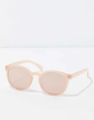 AEO Soft Rose Round Plastic Sunglasses