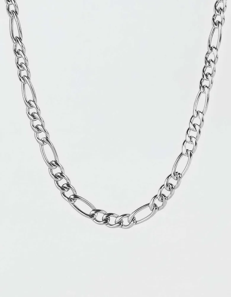West Coast Jewelry Stainless Steel Figaro Chain Necklace
