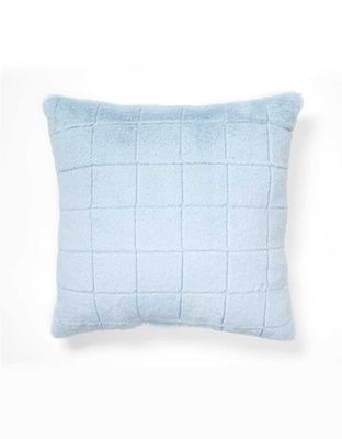 Dormify Quilted Faux Fur Pillow