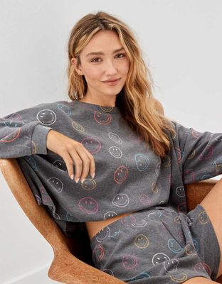 AE Relaxed Waffle Smiley® PJ Set