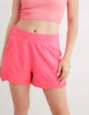 Aerie High Waisted Chillax Fleece Short