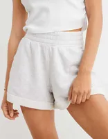 Aerie High Waisted Chillax Fleece Short