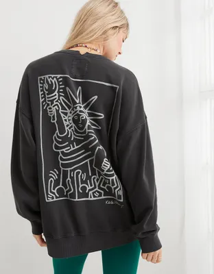 Aerie The Chill Crew Keith Haring Sweatshirt