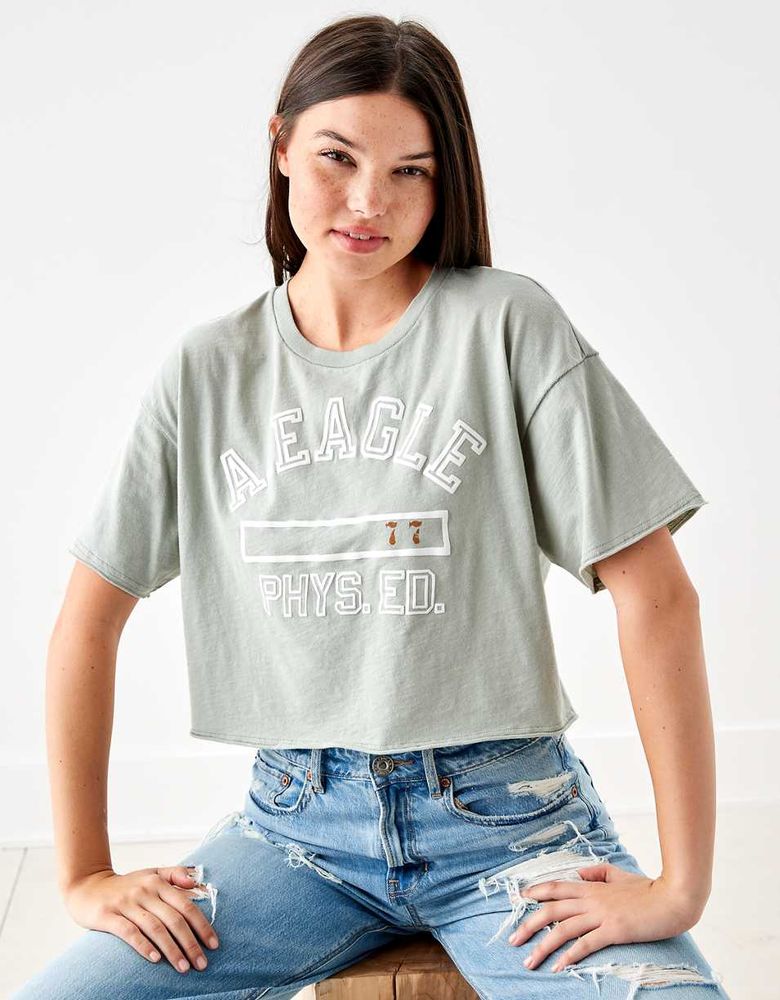 AE Cropped Graphic Tee
