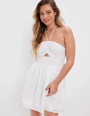 AE Cinch Halter Mini Dress