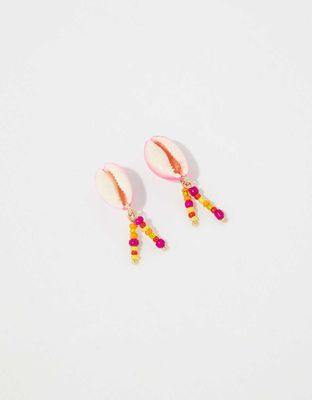 Aerie Mini Shell Beaded Earrings