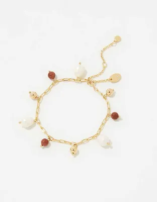 Aerie Gemstone Charm Bracelet