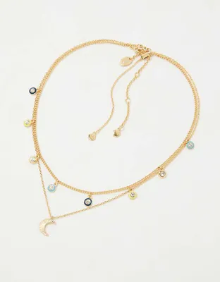 Aerie Enamel Star Necklace 2-Pack