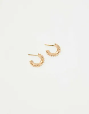 Aerie Bobble Mini Hoop Earrings