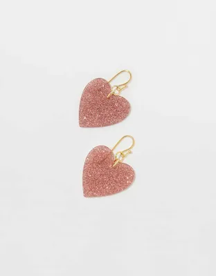 Aerie V-Day Heart Earring
