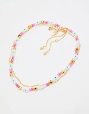 Aerie Electric Beaded Necklace Pack