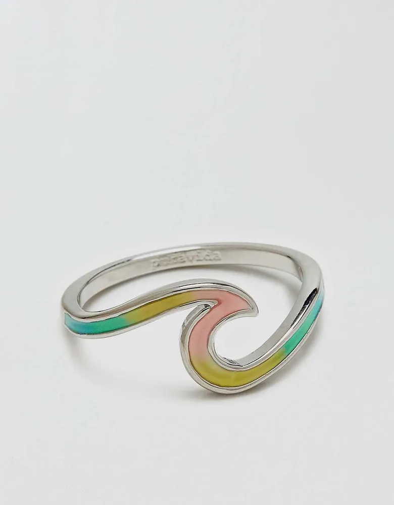 Pura Vida Tie Dye Wave Ring