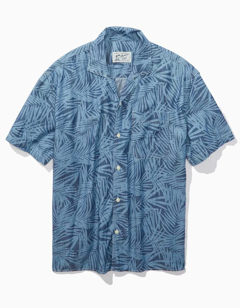 Men's Tommy Bahama Navy Boston Red Sox Tropical Horizons Button-Up Shirt Size: Large