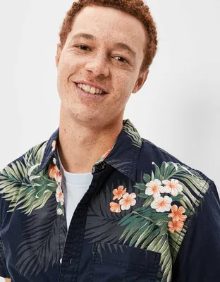 AE Tropical Button-Up Resort Shirt