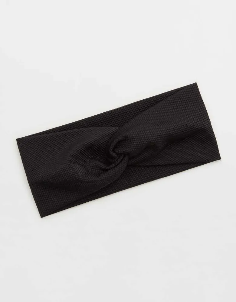 Aerie Shine Pique Swim Headband
