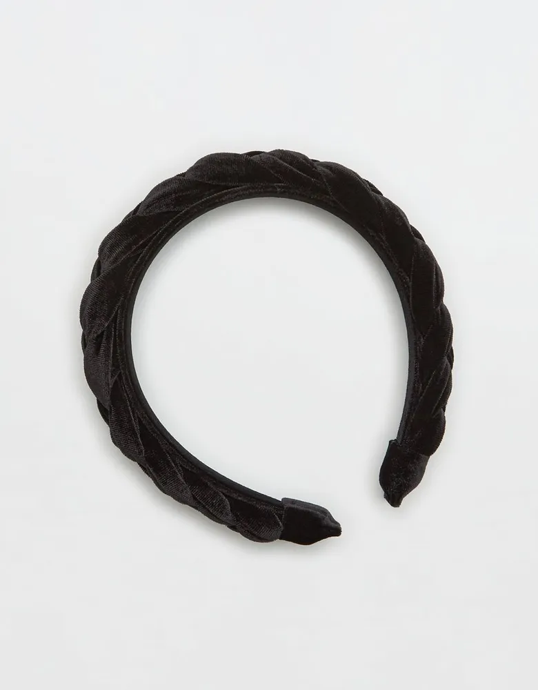 Aerie Braided Velvet Headband