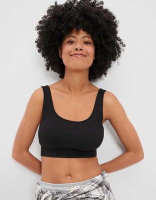 AE Super Cropped Pointelle Tank Top
