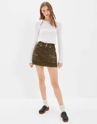 AE Long-Sleeve Lace T-Shirt