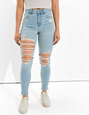 AE Ne(x)t Level Ripped Curvy High-Waisted Jegging