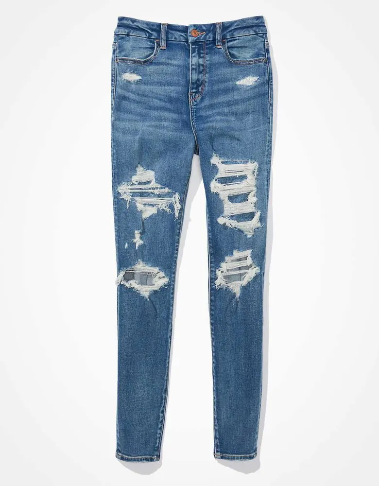 AE Ne(x)t Level Patched Curvy High-Waisted Jegging