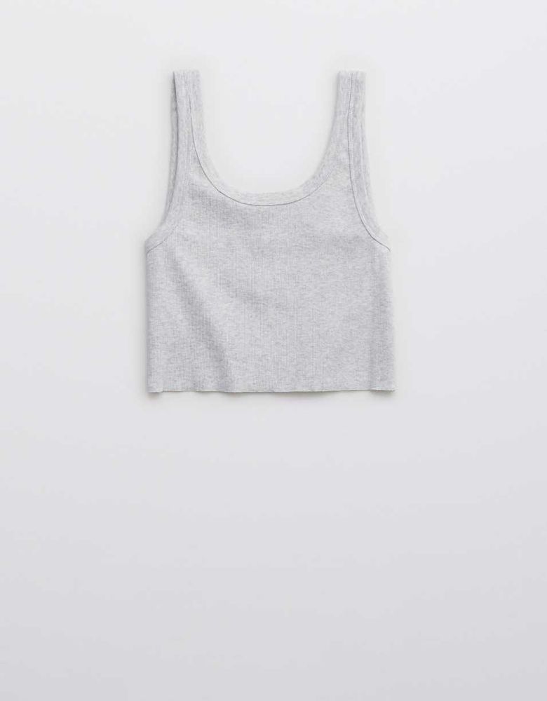 Aerie Hook & Eye Cropped Tank Top