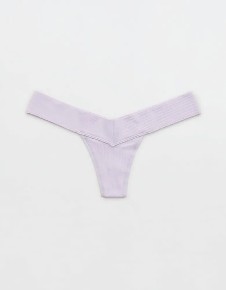 Aerie Seamless Ultra Low Rise Thong Underwear