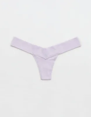 Aerie Ribbed Seamless Thong Underwear