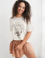 Aerie Oversized Graphic Boyfriend T-Shirt