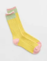 Aerie Colorblock Crew Socks