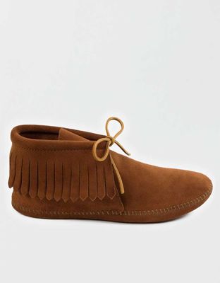 Minnetonka Classic Fringe Softsole Boot